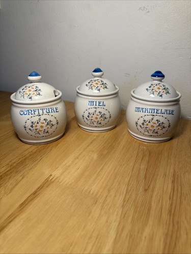 Set lidded jam honey - 3, jam,