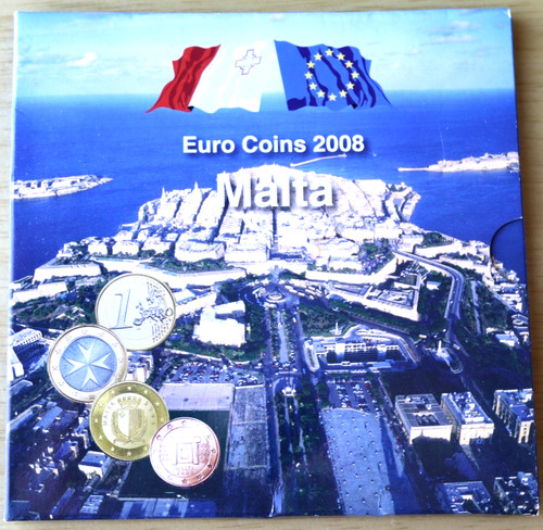 Euro coins 2008 malta coin - coins,