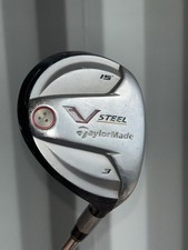 Taylormade V Steel Fairway 3 Wood - 15 Degree - R Flex Ultralite Graphite Shaft