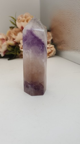 Rainbow fluorite crystal - rainbow,