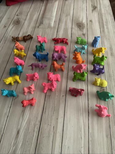 Vintage novelty erasers cats - vintage,