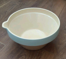 Vintage Jamie Oliver Jme 12" Batter Mixing / Bowl with Lip Pale Blue Rim VGC
