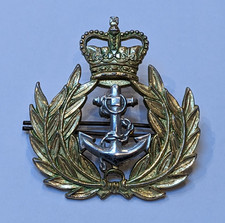 Royal Navy Warrant Officer,  Beret Badge, Queens Crown cap badge