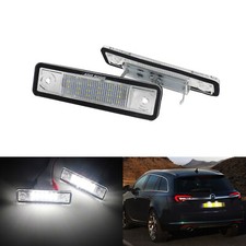 2x For Opel Vauxhall Zafira Signum Astra Canbus LED License Number Plate Light