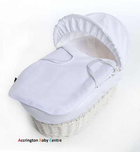 New waffle moses basket - waffle,