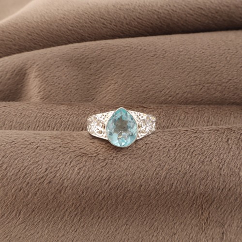 Sky blue topaz gemstone - sky,