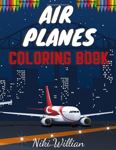 Airplane coloring book for - coloring,