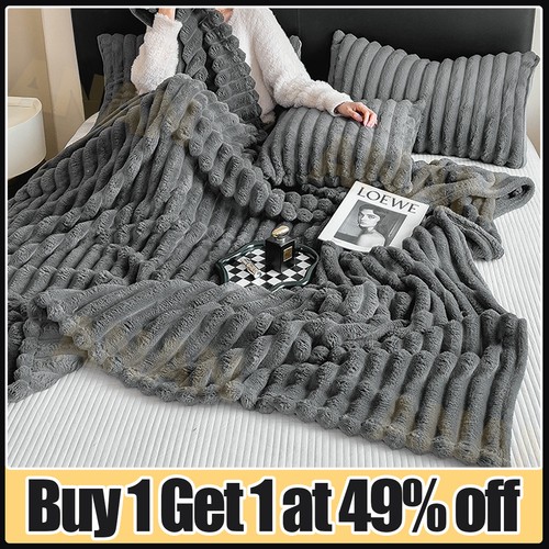 Large ribbed faux - large,