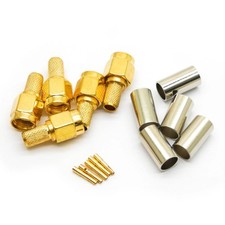 5pcs RP-SMA Male Crimp RF