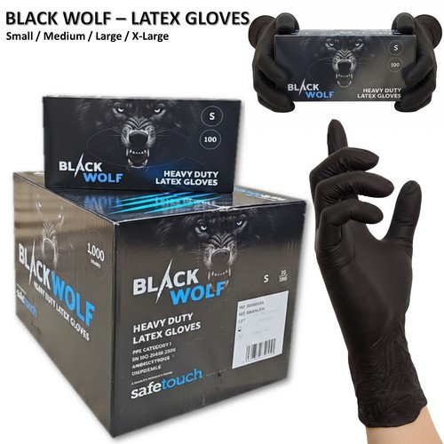 100 latex disposable gloves - latex,