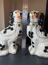 Arthur Wood Staffordshire Spaniel Fireside/Wally Dogs. In Good Condition for Age