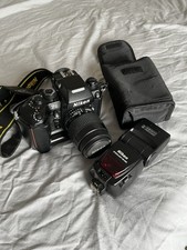 Nikon F4S 35mm SLR Film Camera bundle