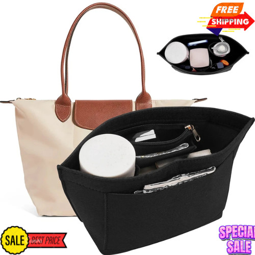 Felt handbag organizer insert - handbag,