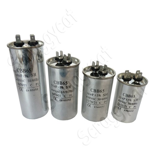 Cbb65 metal capacitor - metal, 25uf