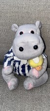 Silent Night Hippo Soft Toy