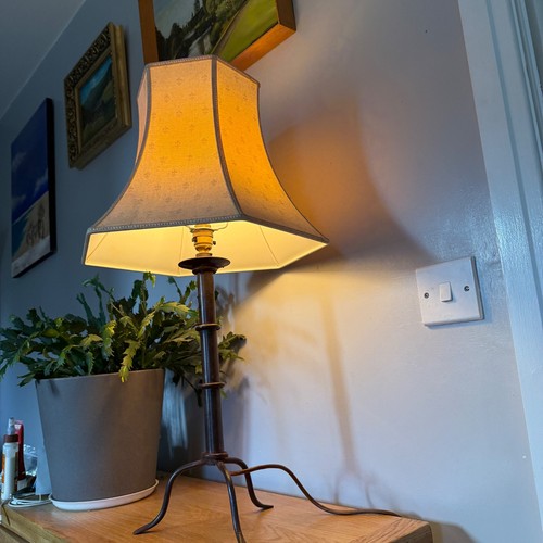 Vintage wrought iron - wrought, tripod