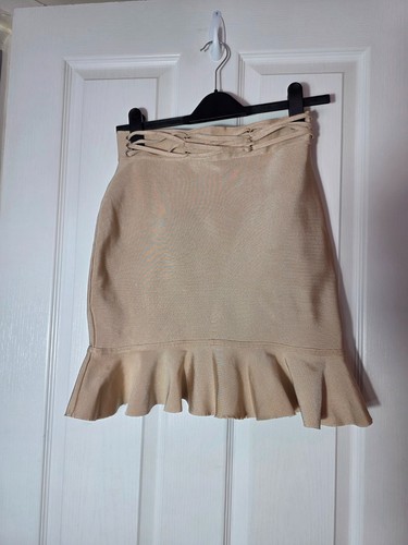 Missguided beige bandage - beige,