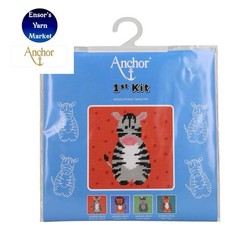 ANCHOR 1st Neddlepoint / Tapestry Kit  (Deborah Zebra 20035) Ideal For Beginners