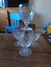 4x Stuart Crystal Vintage