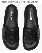Reebok Classic Slides Flip Flops Slippers DV3698 Black Unisex Various