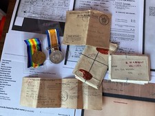 WW1 MEDALS VICTORY SILVER SIDNEY J WILKINS 60555 ROYAL GARRISON ARTILLERY HARROW