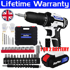 New Cordless Drill Screwdriver 21V 45Nm Electric Drilling Machine with Battery