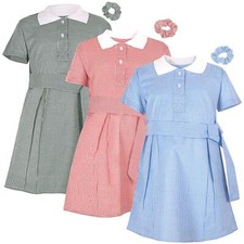 Kids Girls Gingham School