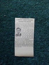 ZZ3 Ephemera 1920 picture William Shaw Haydock Royal humane society 