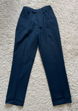Boys Navy Blue Chinos Next  Size 15 years adjustable waist shine viscose 170