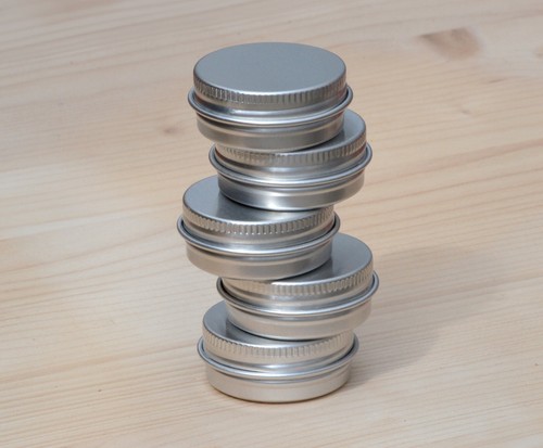 Pcs small round - tin, can