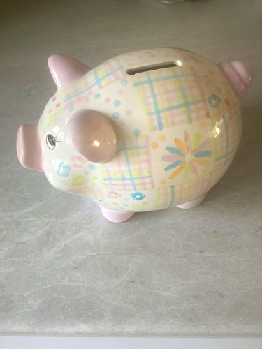 Vintage ceramic piggy - vintage,