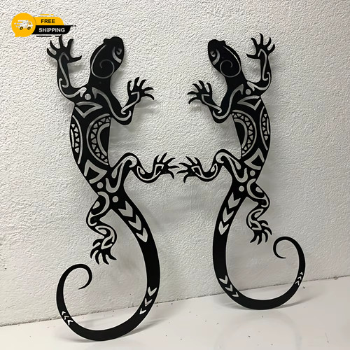 Piece iron gecko - iron, lizard