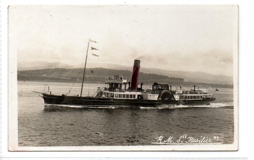 Clyde steamer rms fusilier - clyde, "fusilier"