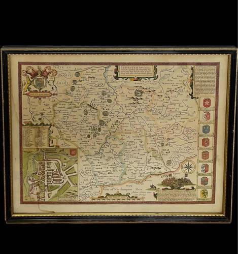 Framed john speed 1611 - framed,