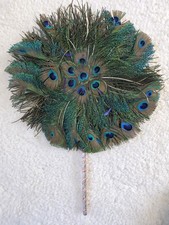 Art Deco? Peacock Feather Fan