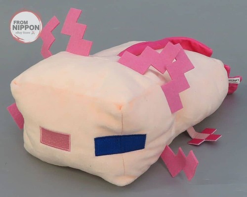 Minecraft axolotl pink plush - minecraft,