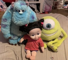 Monsters Inc. Plush Teddies Sully Mike And Boo