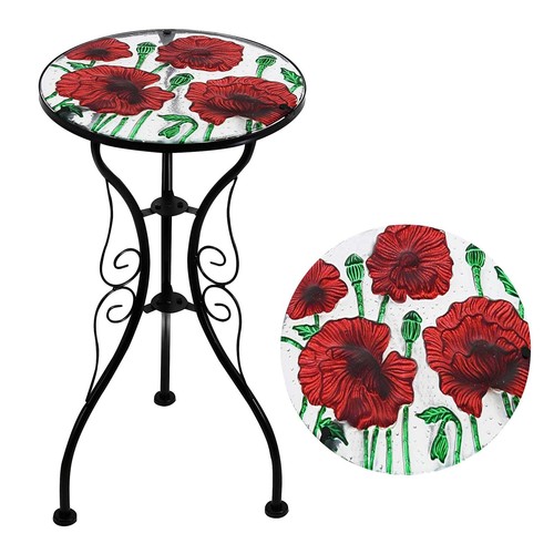 Garden mosaic table - table, iron