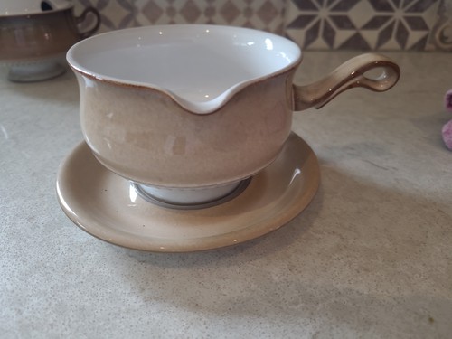Denby seville gravy boat brown - denby,