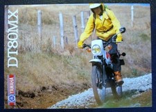 YAMAHA DT80MX MOTORCYCLE Sales Brochure 1982 # LIT-3MC-0107585-82E