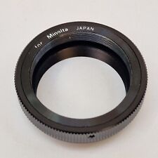 T2 T-Mount Lens Adapter For Minolta MD SR MC Cameras, Tested Working, Old Stock