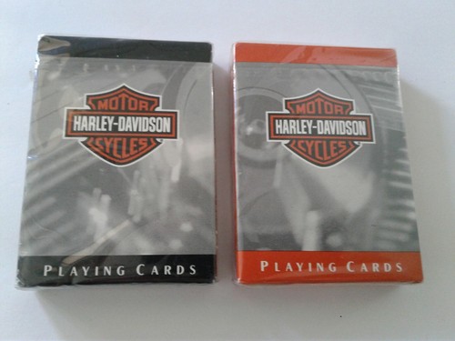 Harley davidson playing - davidson, cards