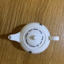 RARE WEDGWOOD BEATRIX POTTER PETER RABBIT BONE CHINA MINIATURE TINY TEAPOT