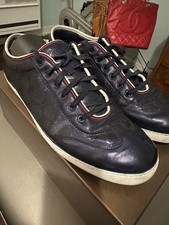 GUCCI Men's Navy Leather