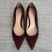Gianvito Rossi Suede Burgundy
