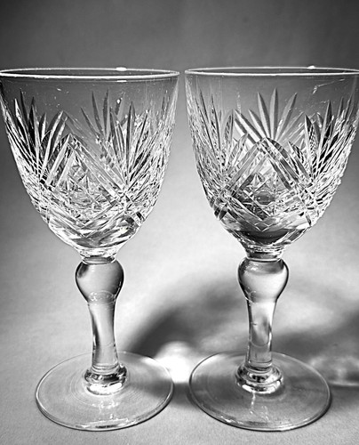Pair thomas webb crystal st - pair,