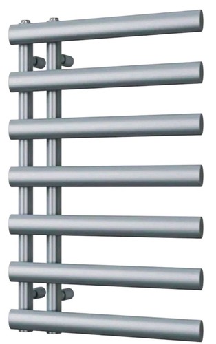 Matt silver designer towel - silver,