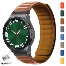 High Quality for Samsung Watch 6/6 Classic Silicone Magnetic Watch Strap Band