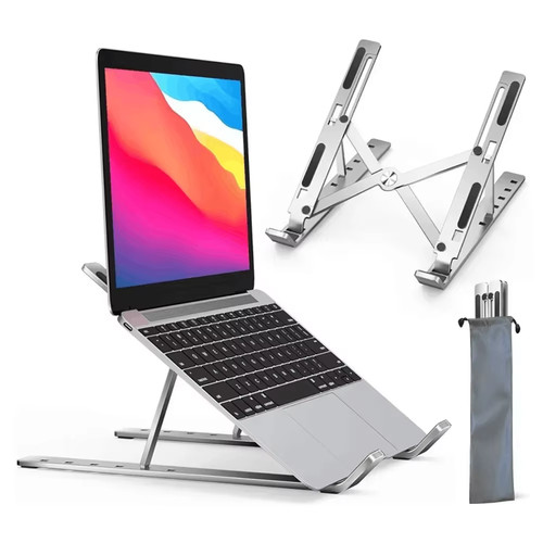 Foldable aluminum laptop stand - laptop,