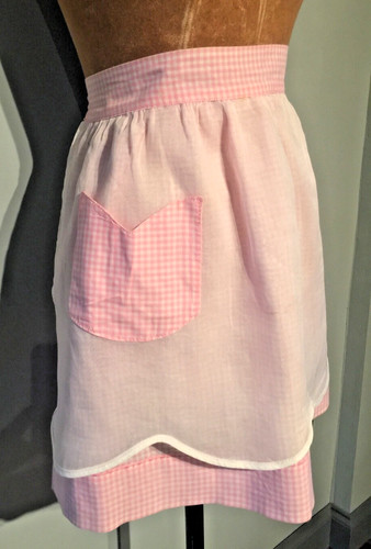 Reversible pink gingham cotton - reversible,